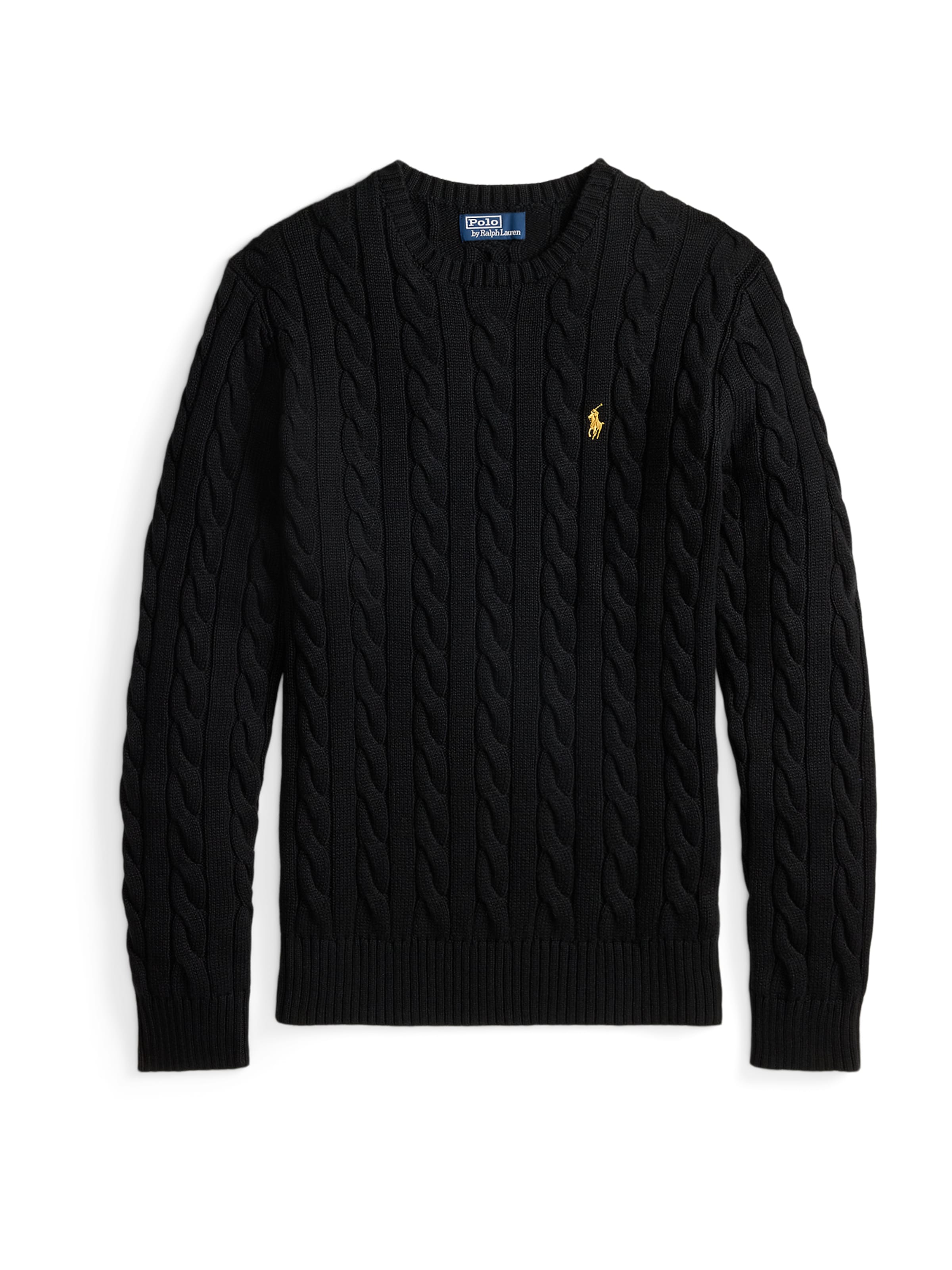 Polo Ralph Lauren Πουλόβερ σε μαύρο: μπροστά