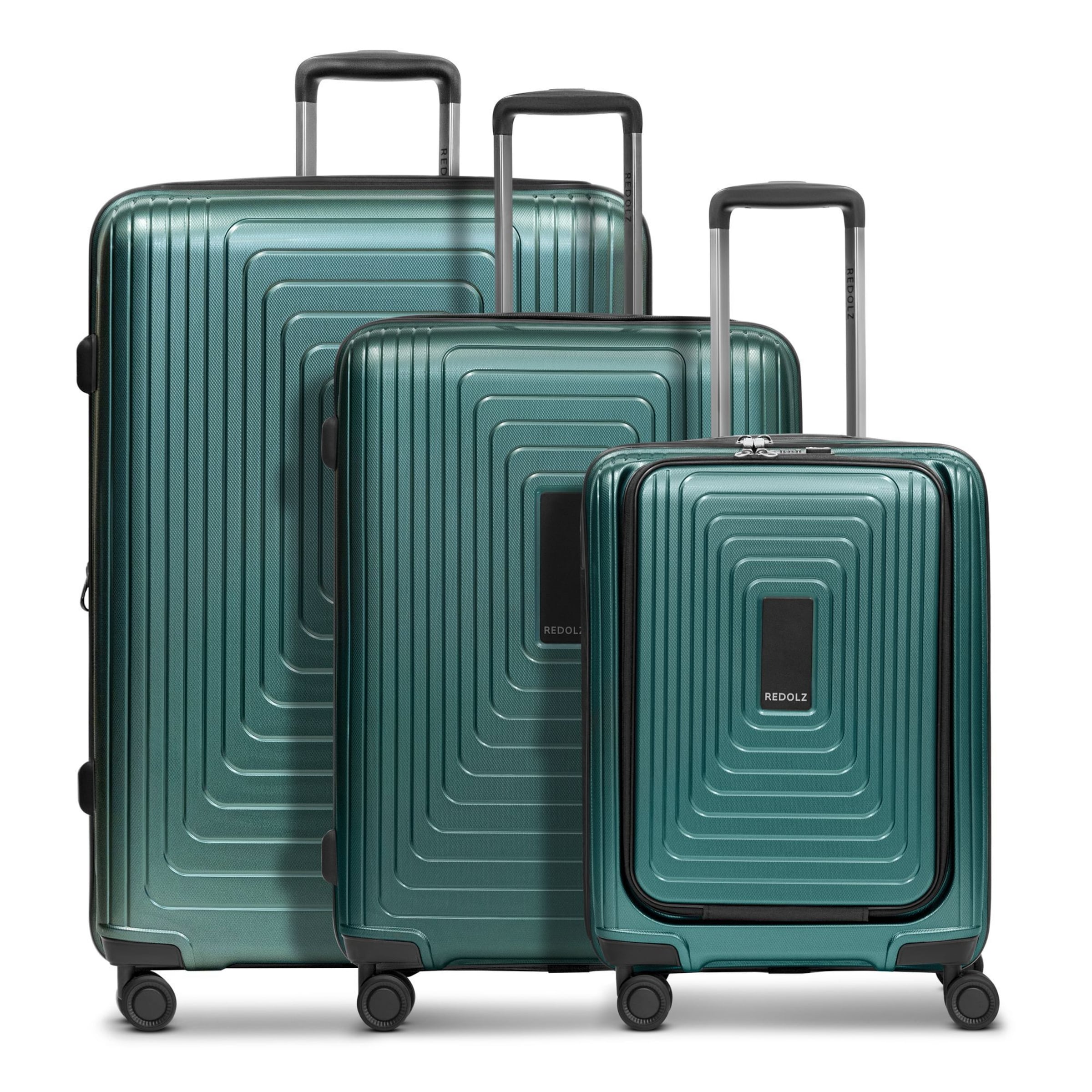Redolz Suitcase set in Green: front