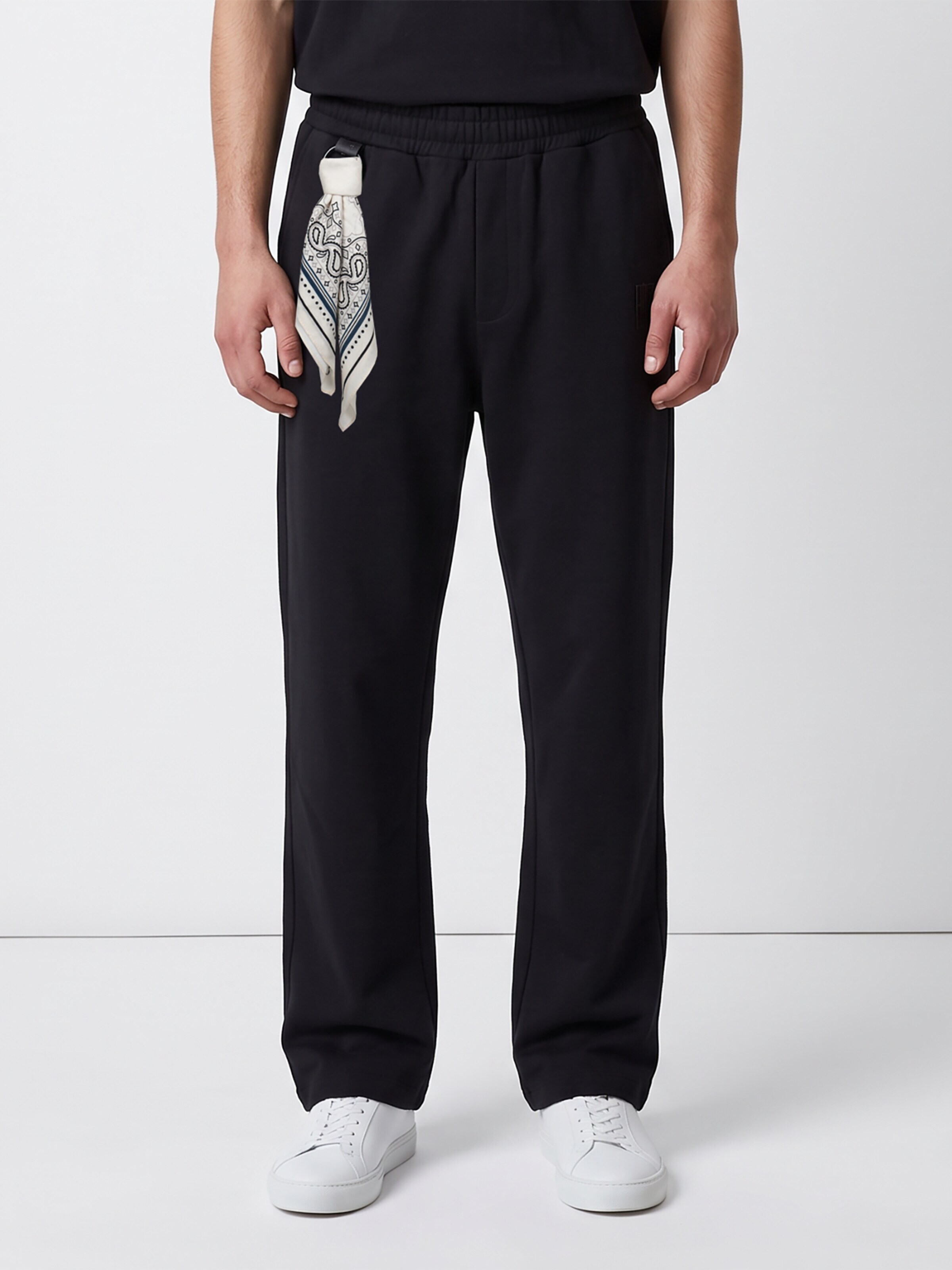 Alessandro Magno Loose fit Workout Pants 'CORE 8.0 JOGGPANTS' in Black: front