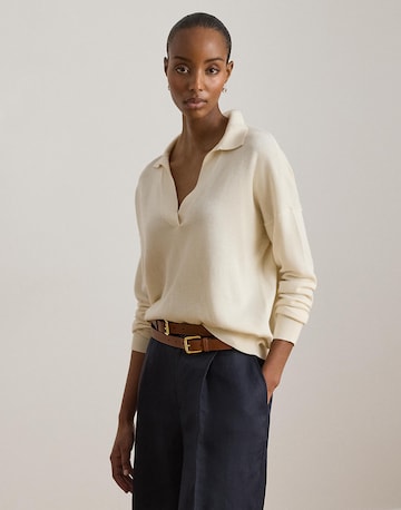 Lauren Ralph Lauren Svetr – béžová: přední strana
