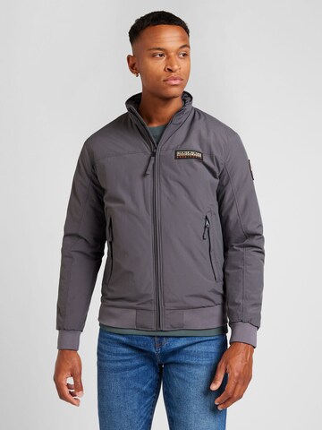 NAPAPIJRI Between-season jacket 'A-SAILOR' in Grey: front