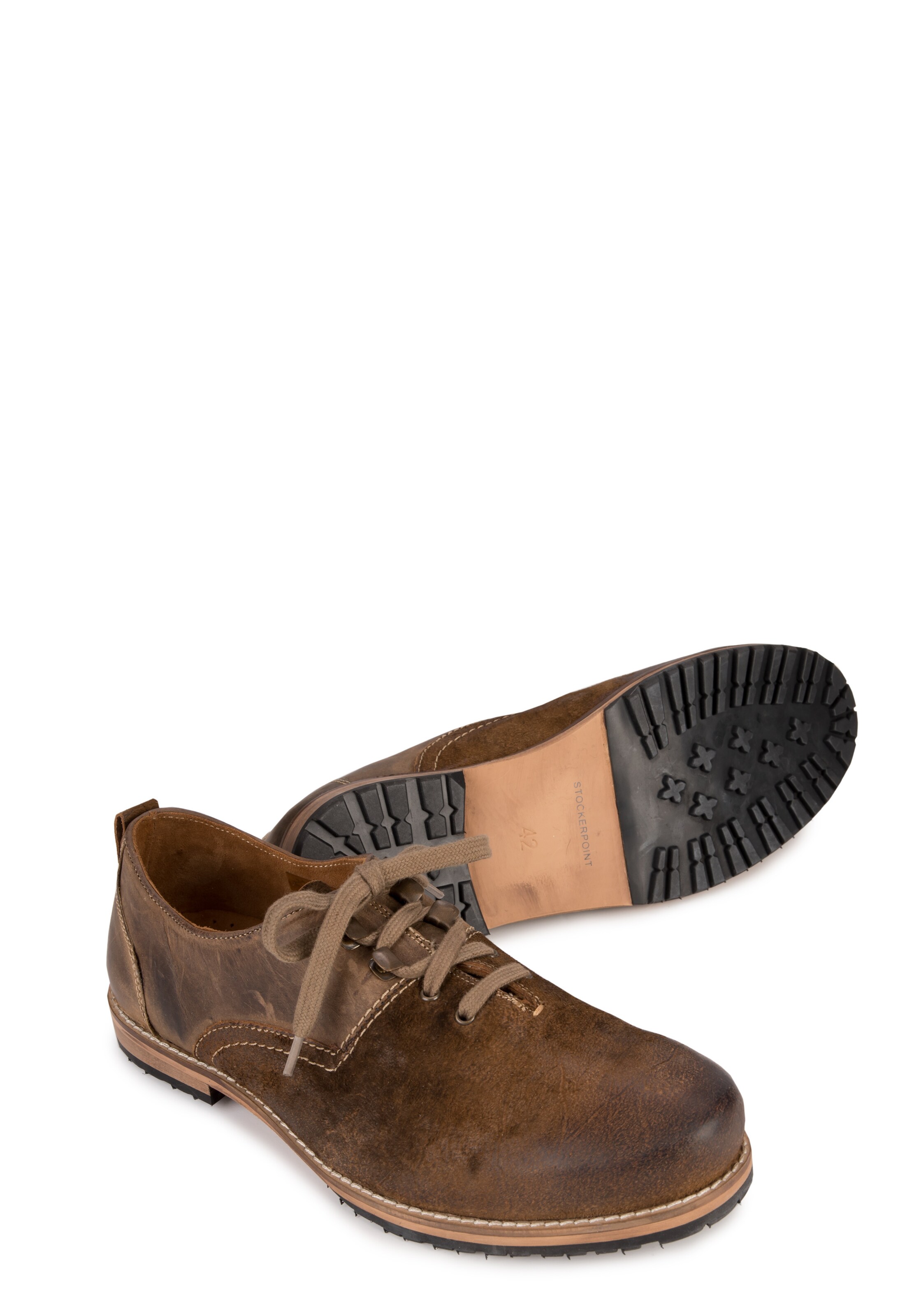 STOCKERPOINT Traditional shoes 'John' in Brown