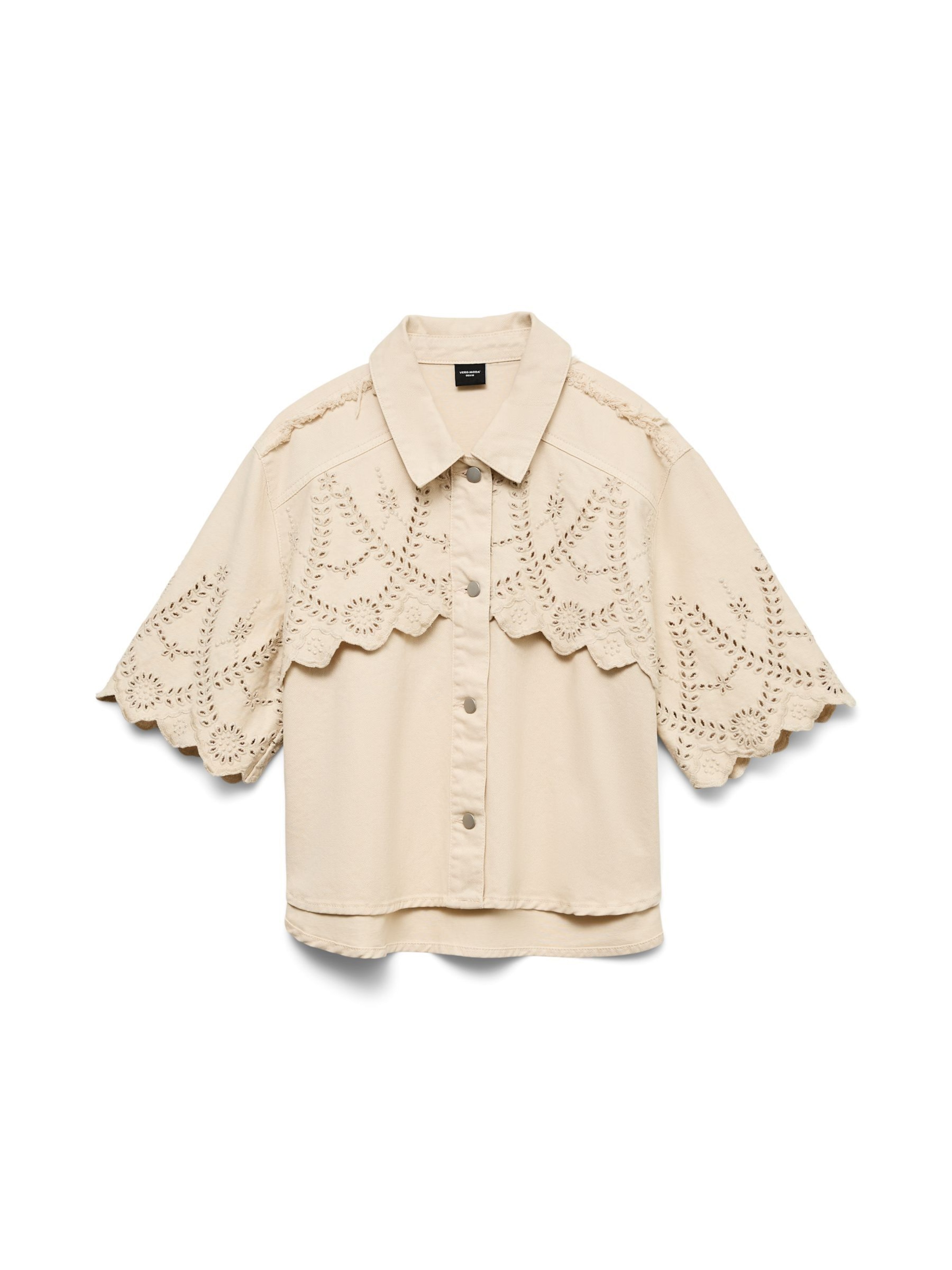 VERO MODA Blouse 'VMPetra' in Beige: front
