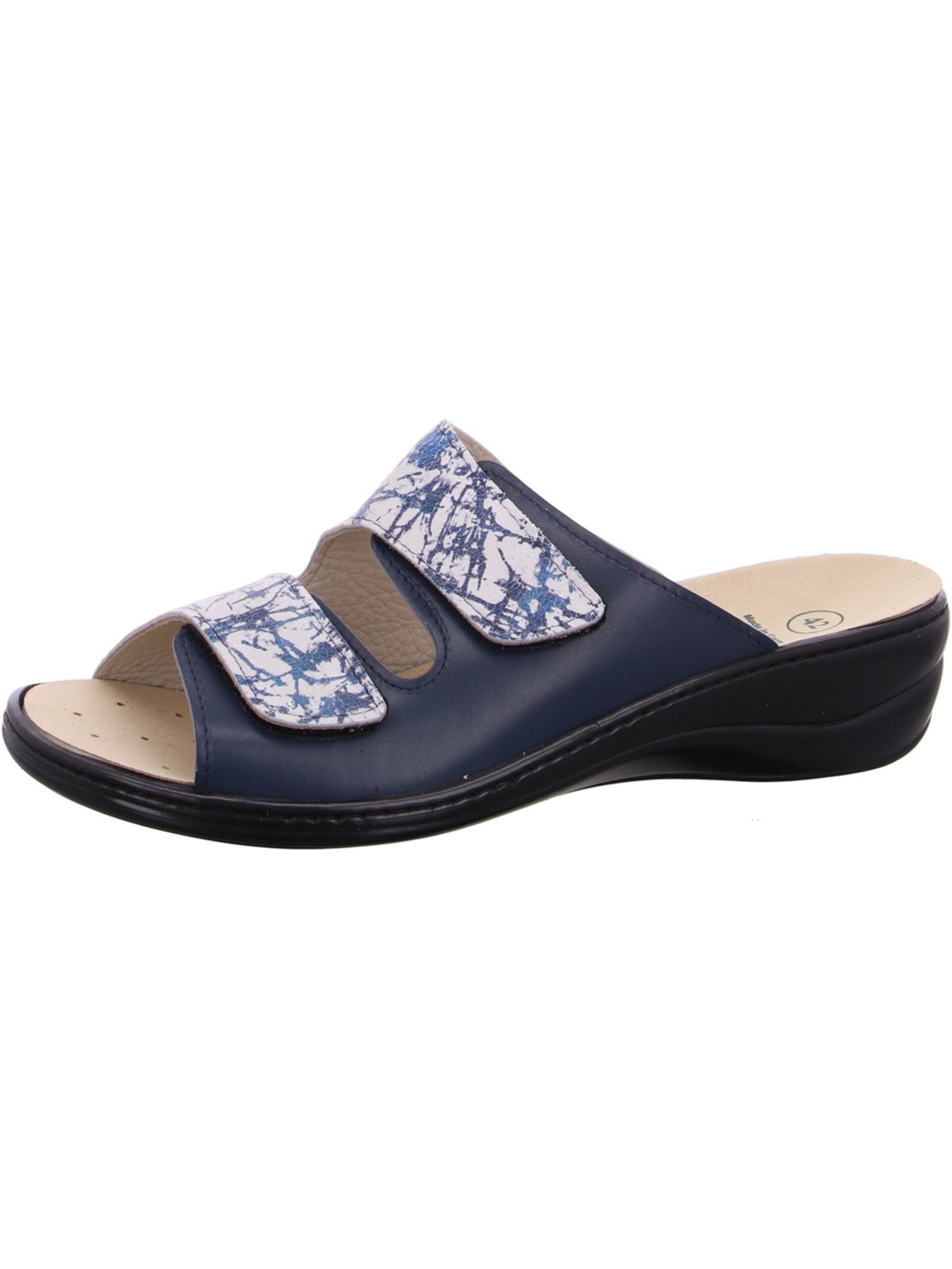 ALGEMARE Pantolette‌ in Blau: Vorderseite