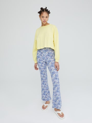 EDITED Flared Broek 'Benni' in Blauw