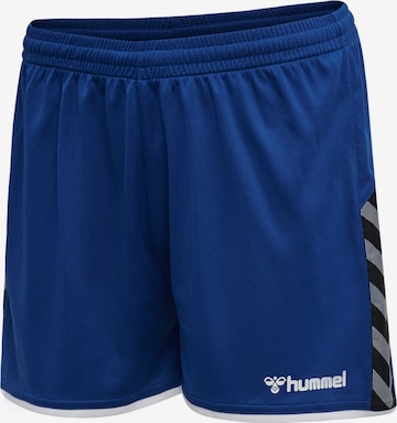 Hummel Regular Sportbroek 'Poly' in Blauw