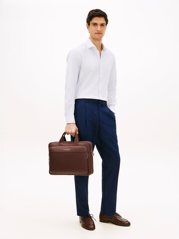 TOMMY HILFIGER Laptoptasche in Braun