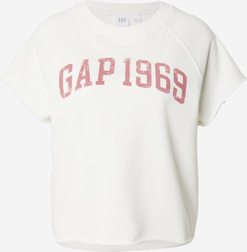 GAPSweater majica - bijela boja: prednji dio