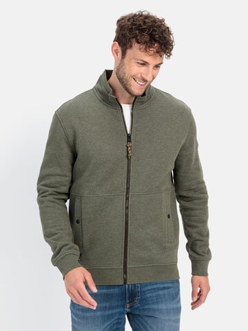 CAMEL ACTIVE Sweatjacke in Grün: Vorderseite
