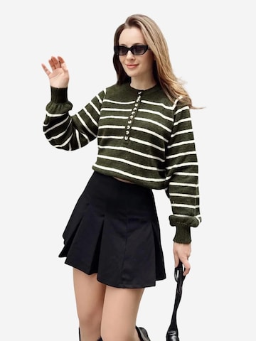 Pull-over Bianco Lucci en vert : devant