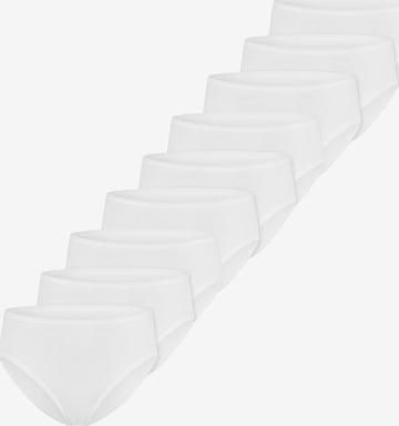 SCHIESSER Slip 'Essentials Cotton' in Weiß: Vorderseite