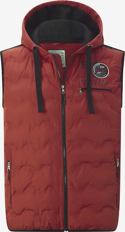 Jan Vanderstorm Weste 'Erkulf' in Rot: Vorderseite