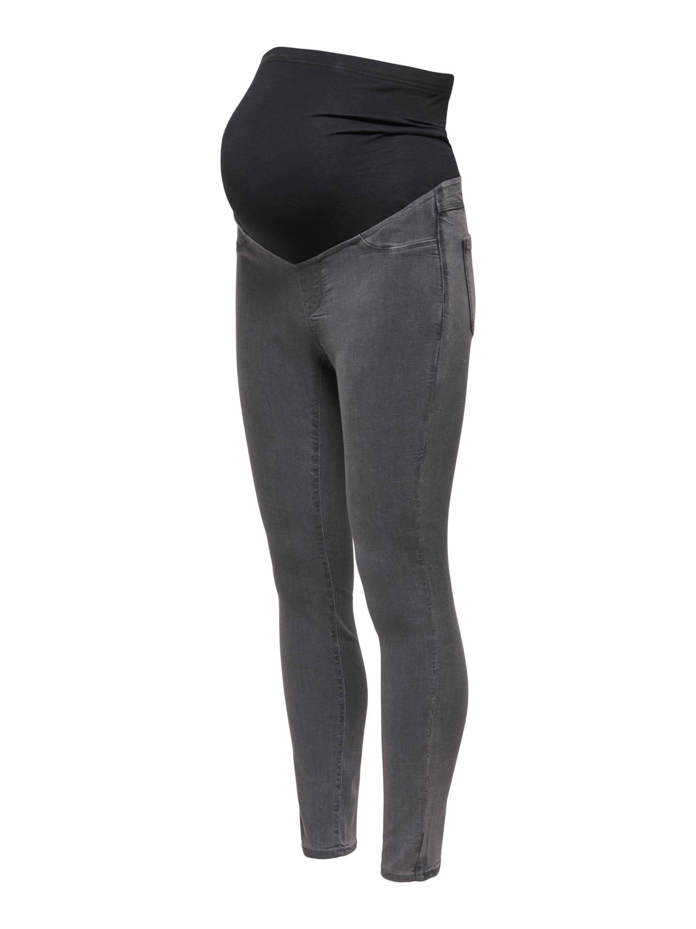 Skinny Jean 'OLMRain' Only Maternity en gris