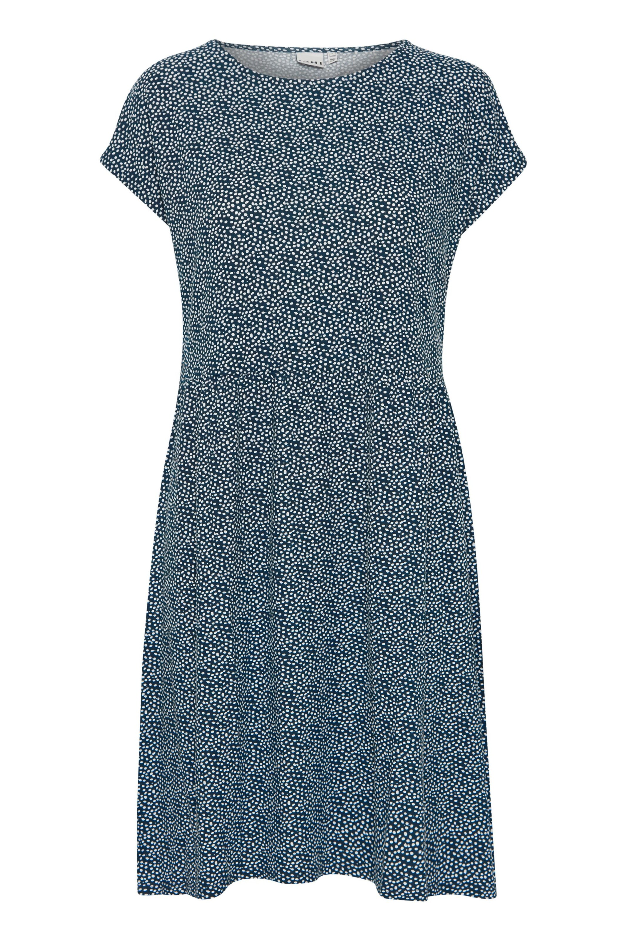 ICHI Dress 'Lisa' in Blue: front