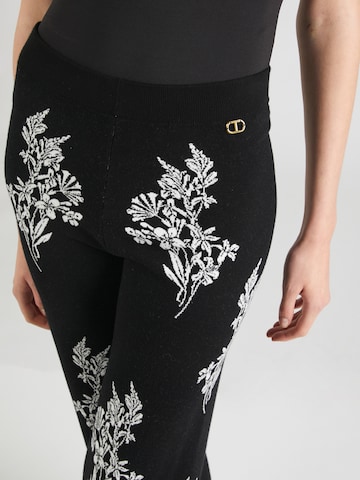 Twinset Regular Broek in Zwart