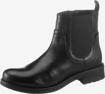 GEOX Chelsea Boots in Black: front