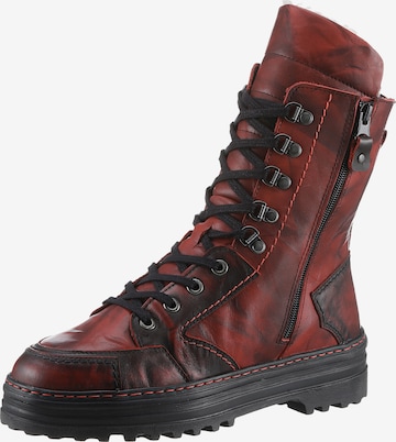 KRISBUT Stiefelette in Rot: Vorderseite