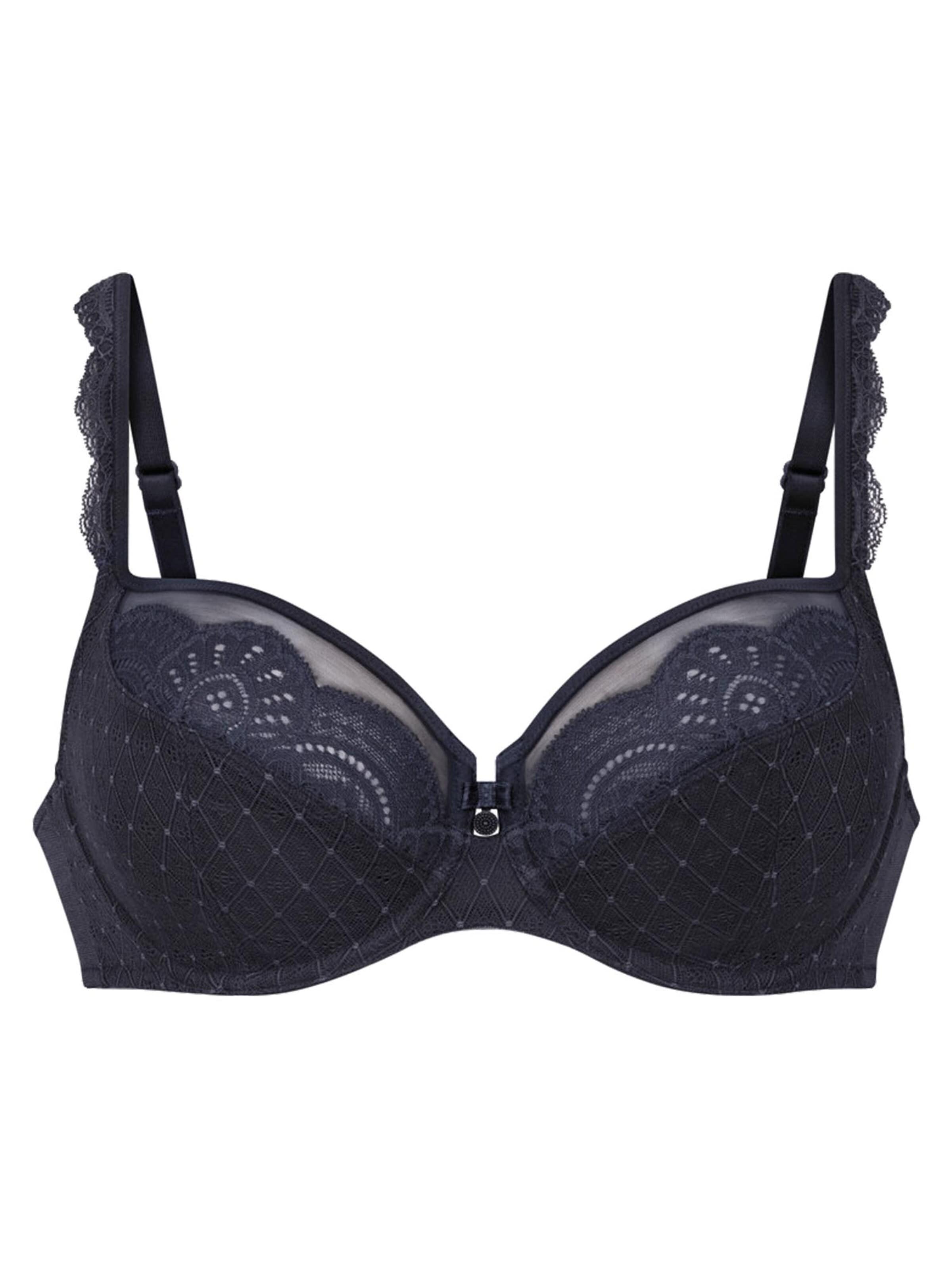 ROSA FAIA Bra 'Selma' in Blue: front