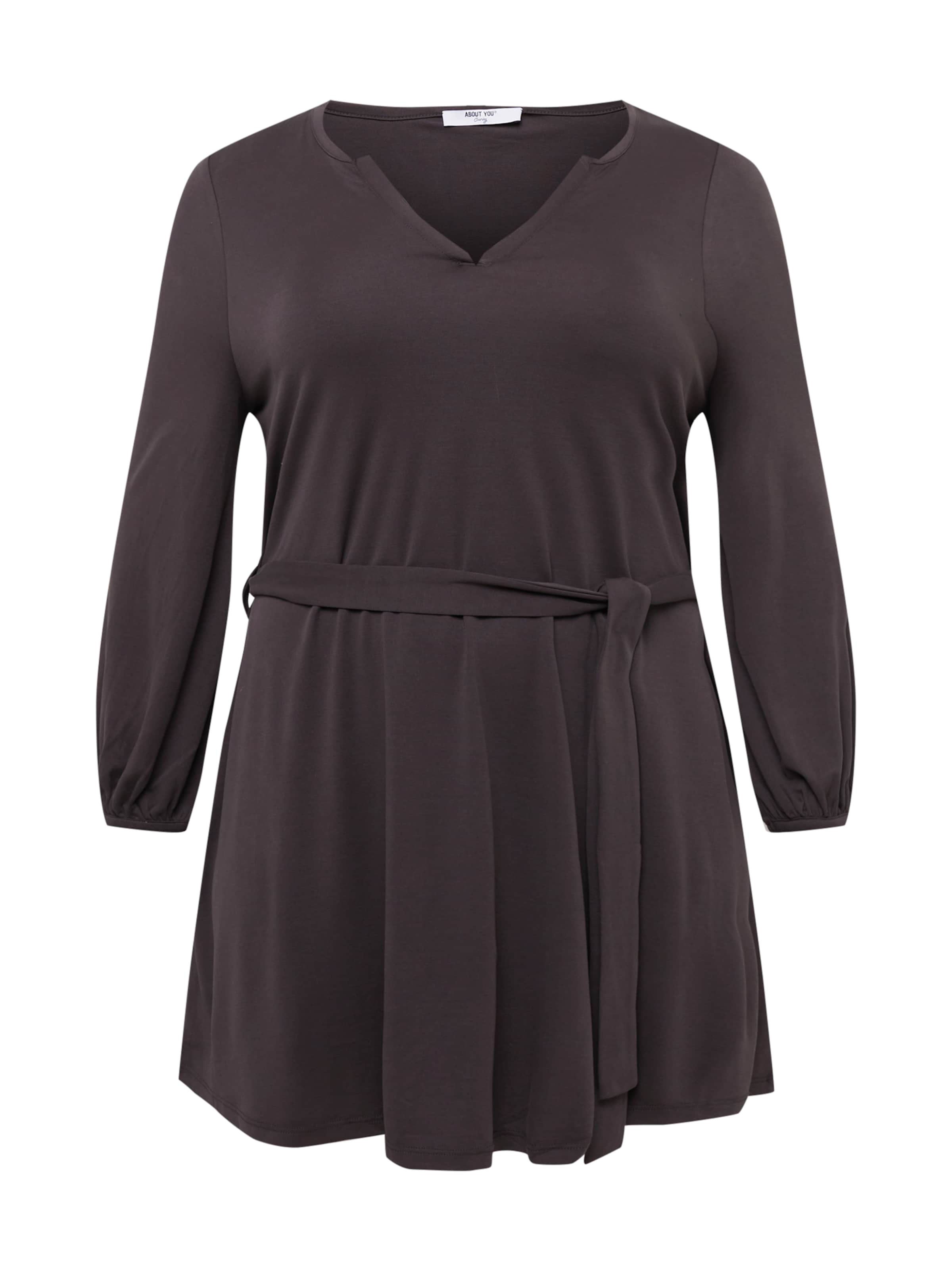 ABOUT YOU Curvy Платье 'Isa' в Черный: спереди