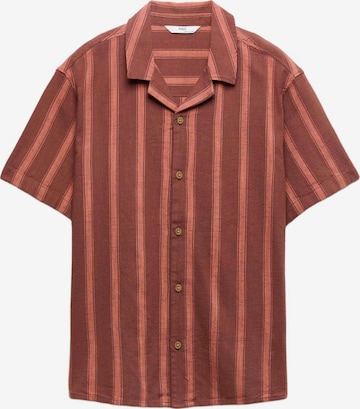 Coupe regular Chemise Marks & Spencer en rouge : devant