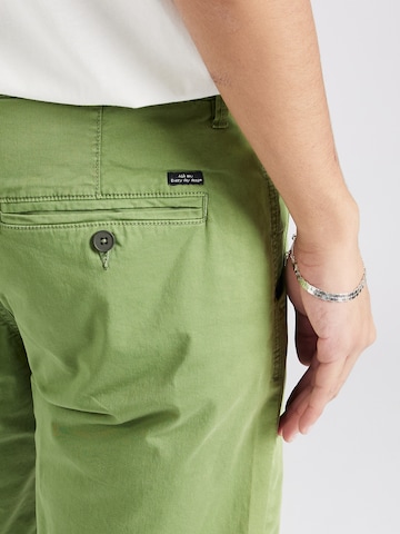 Regular Pantalon chino BLEND en vert