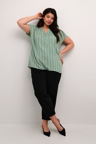 KAFFE CURVE Bluse 'Sida' in Grün