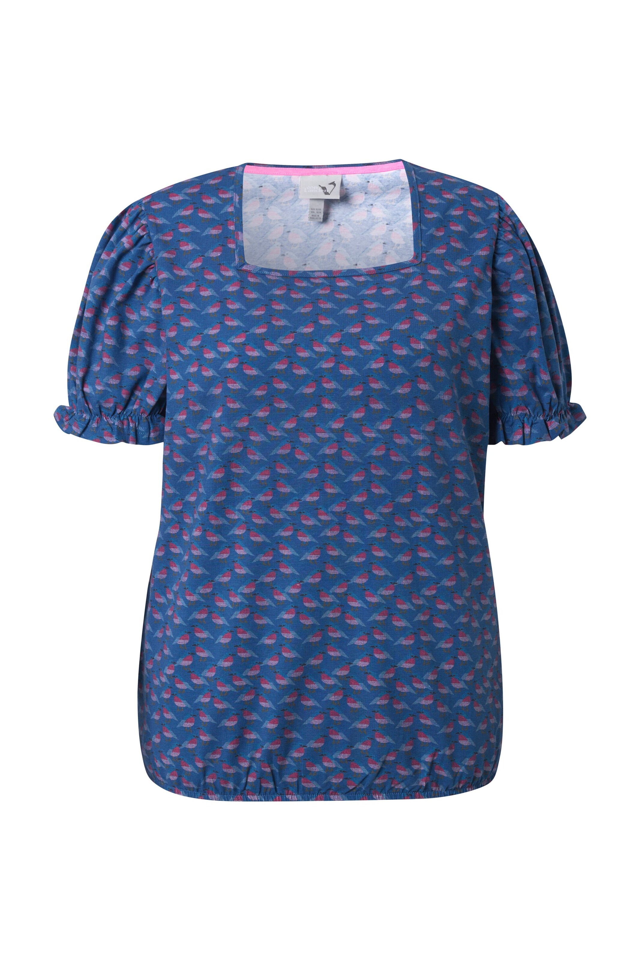 Ulla Popken Shirt in Blauw: voorkant