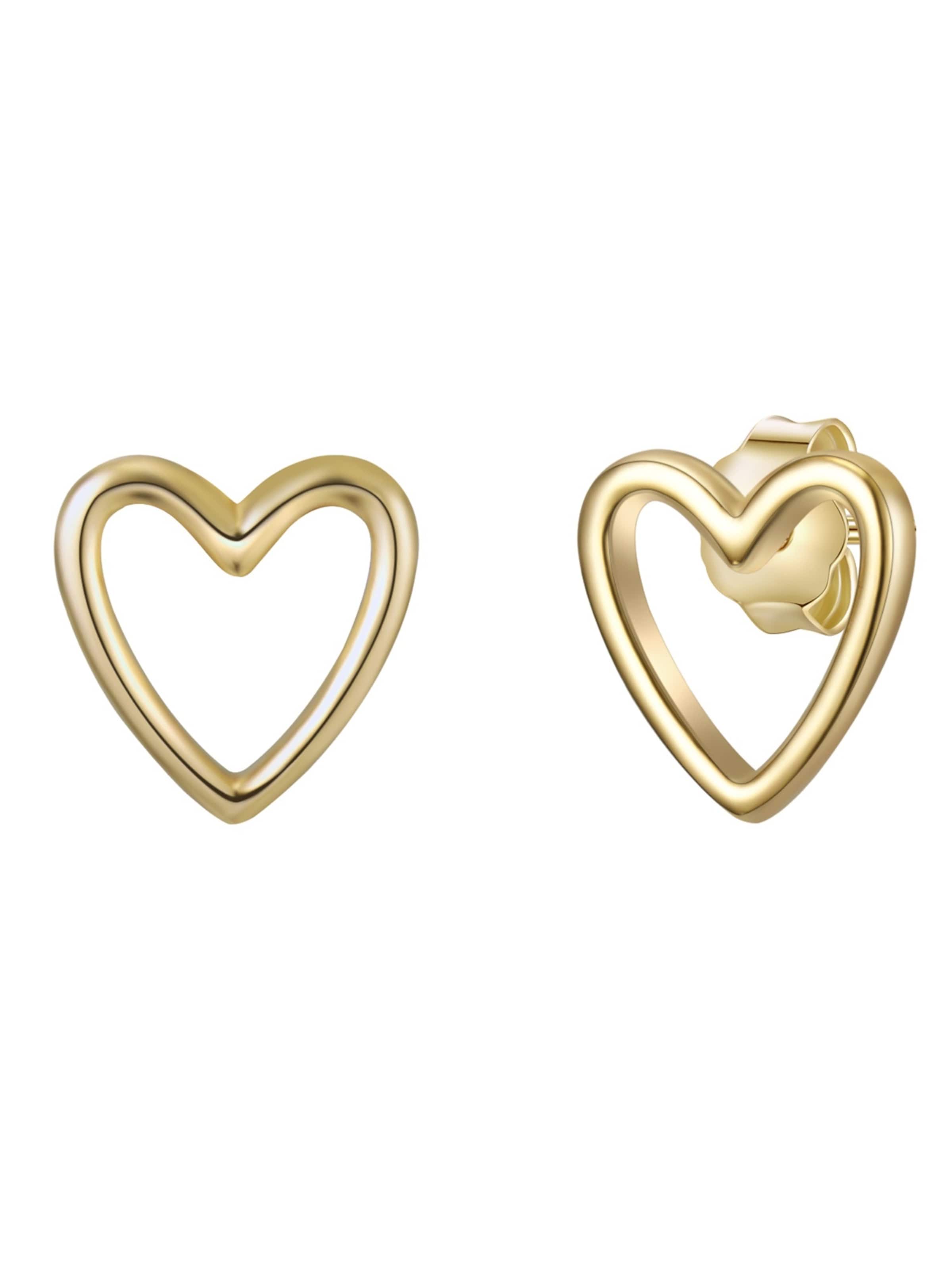 Lulu & Jane - Pendientes en oro: frente