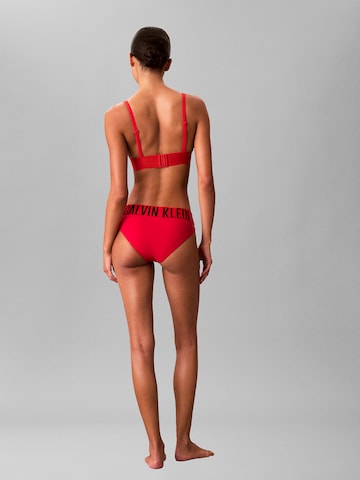 Calvin Klein Swimwear Bikini Bottoms 'Intense Power' in Red
