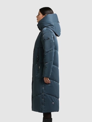 khujo Zimní kabát 'Pulset Shiny' – zelená