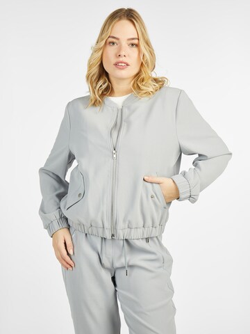 Lovely Sisters Between-Season Jacket 'Biljana' in Grey: front