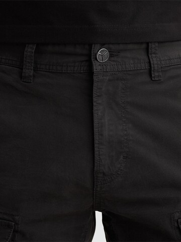 PME Legend Regular Trousers 'Clearwing regular fit cargo shorts' in Black