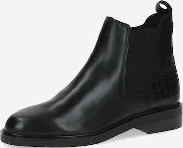 CAPRICE Chelsea Boots in Black: front