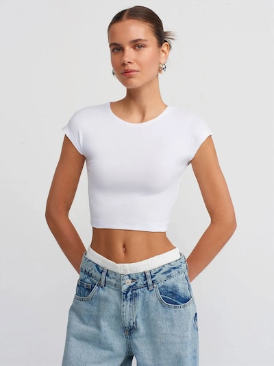 Dilvin Shirt in S in de kleur Wit, Productweergave