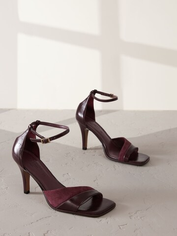 Sandales à lanières 'Signature Premium' Next en rouge