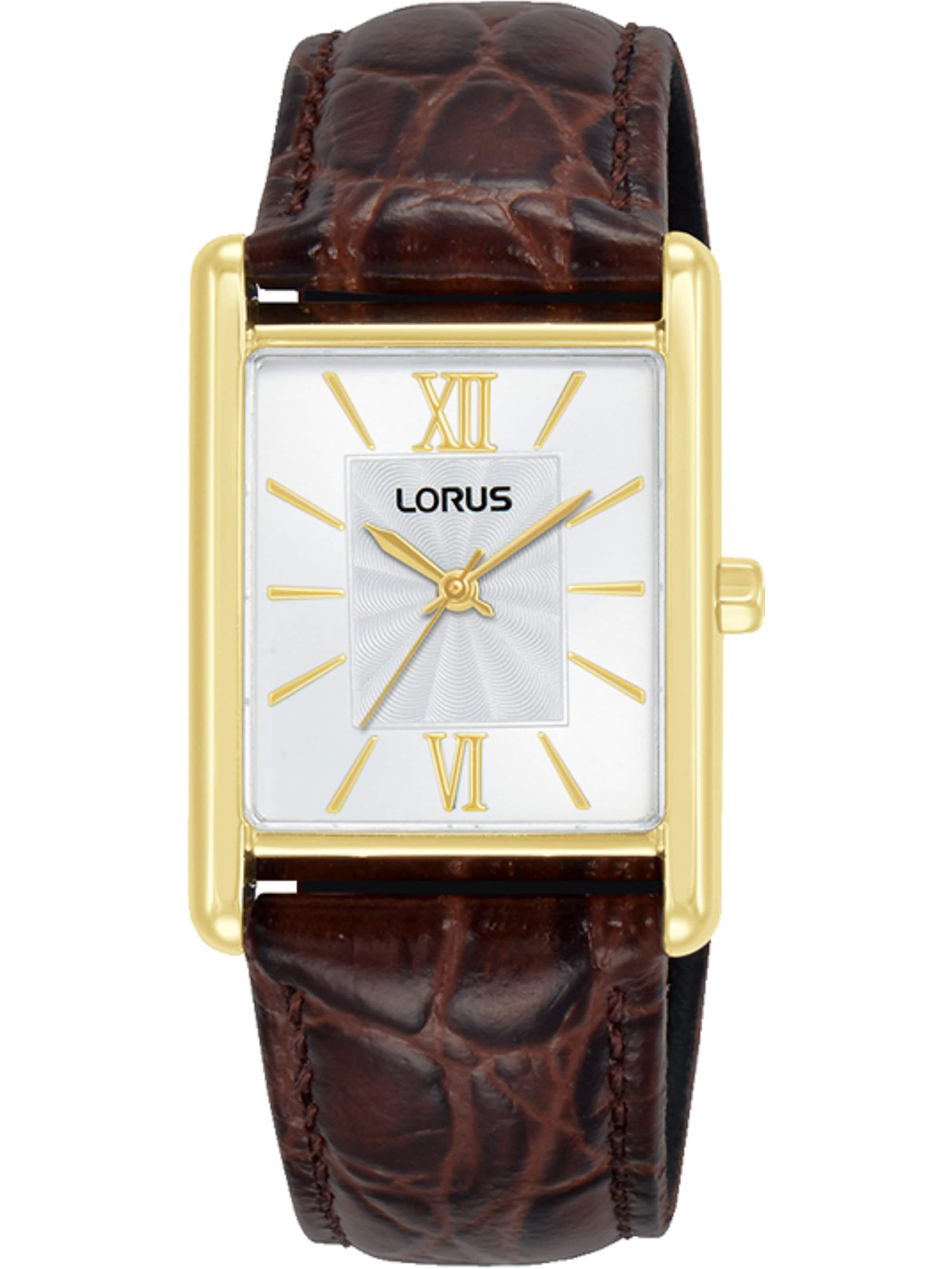 LORUS Uhr in Braun: Vorderseite
