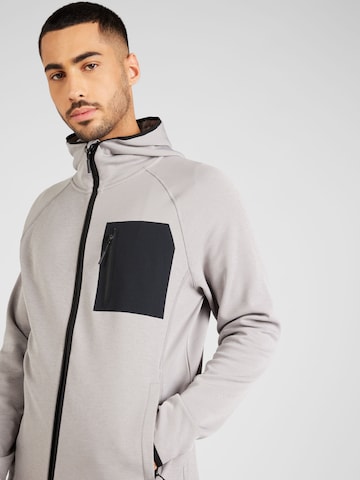 ENDURANCE Athletic Fleece Jacket 'Deerto' in Grey