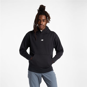 new balance Sweatshirt 'All Day Uniform' in Zwart: voorkant