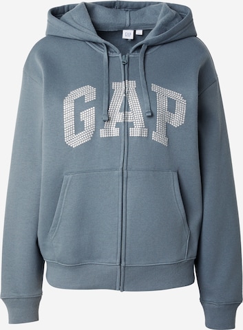 Hanorac 'HERITAGE' de la GAP pe albastru: față