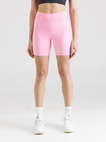 ADIDAS PERFORMANCE Skinny Sports trousers 'All Me Ess' in Pink: front