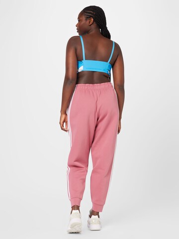 ADIDAS SPORTSWEAR Tapered Workout Pants 'Future Icons 3-Stripes  ' in Pink