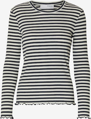 SELECTED Shirt 'SLFANNA' in Blue: front