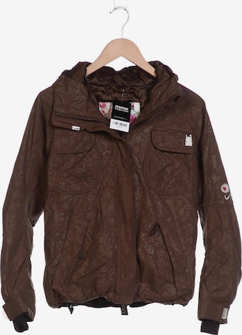 CHIEMSEE Jacket & Coat in XS in Brown: front