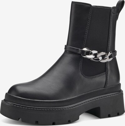 TAMARIS Ankle boots in Black / Silver, Item view