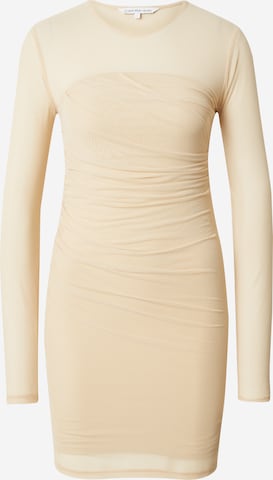 Calvin Klein Jeans - Vestido en beige: frente