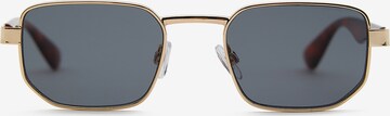 Pull&Bear Sunglasses in Gold: front