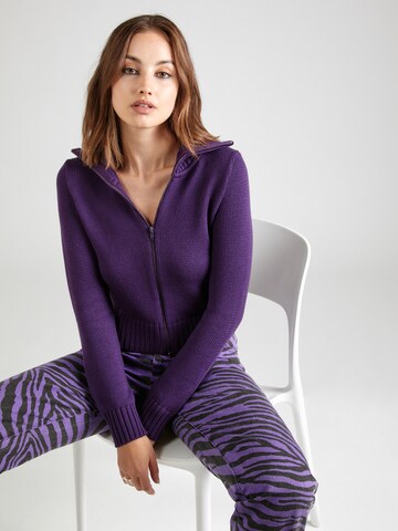 Cardigan 'Lana' ABOUT YOU x Emili Sindlev en violet : devant