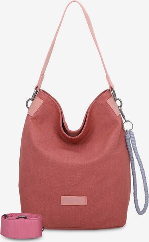 Fritzi aus Preußen Shoulder Bag 'Wudy' in Red: front