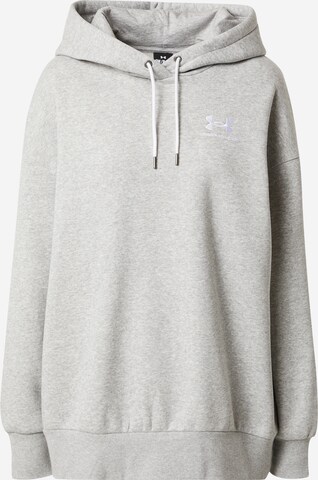 UNDER ARMOUR Athletic Sweatshirt in Grey: front