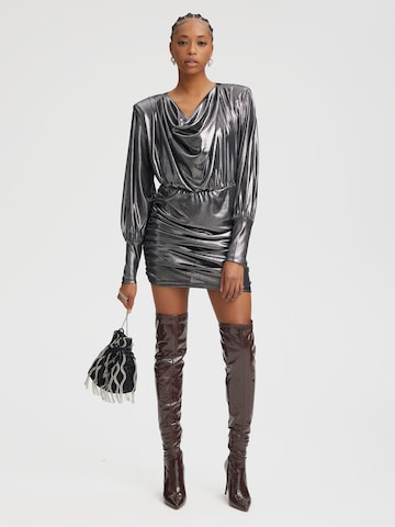 Gestuz Cocktail Dress 'Maddix' in Silver